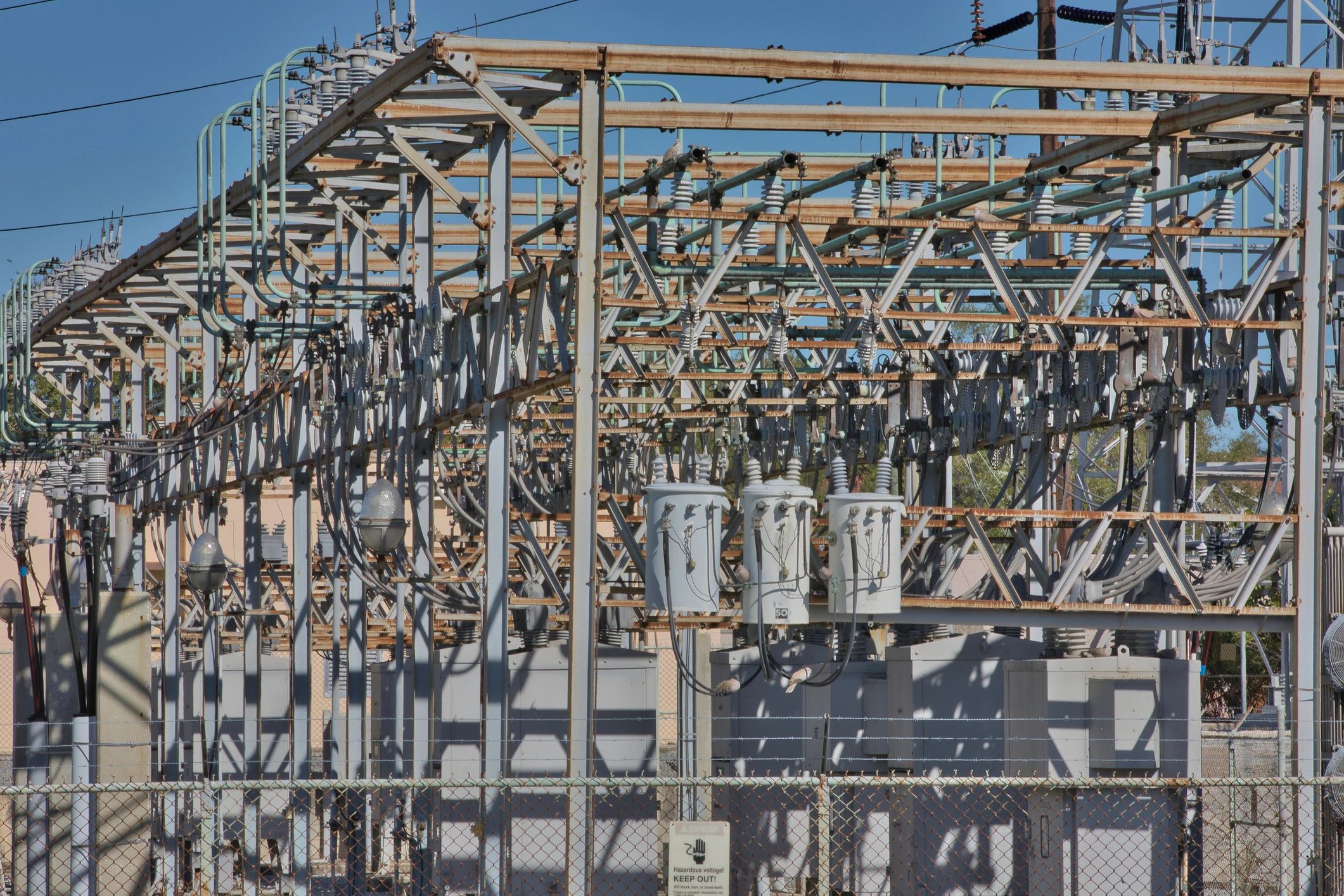 Subestación eléctrica para servicio de calidad de energía