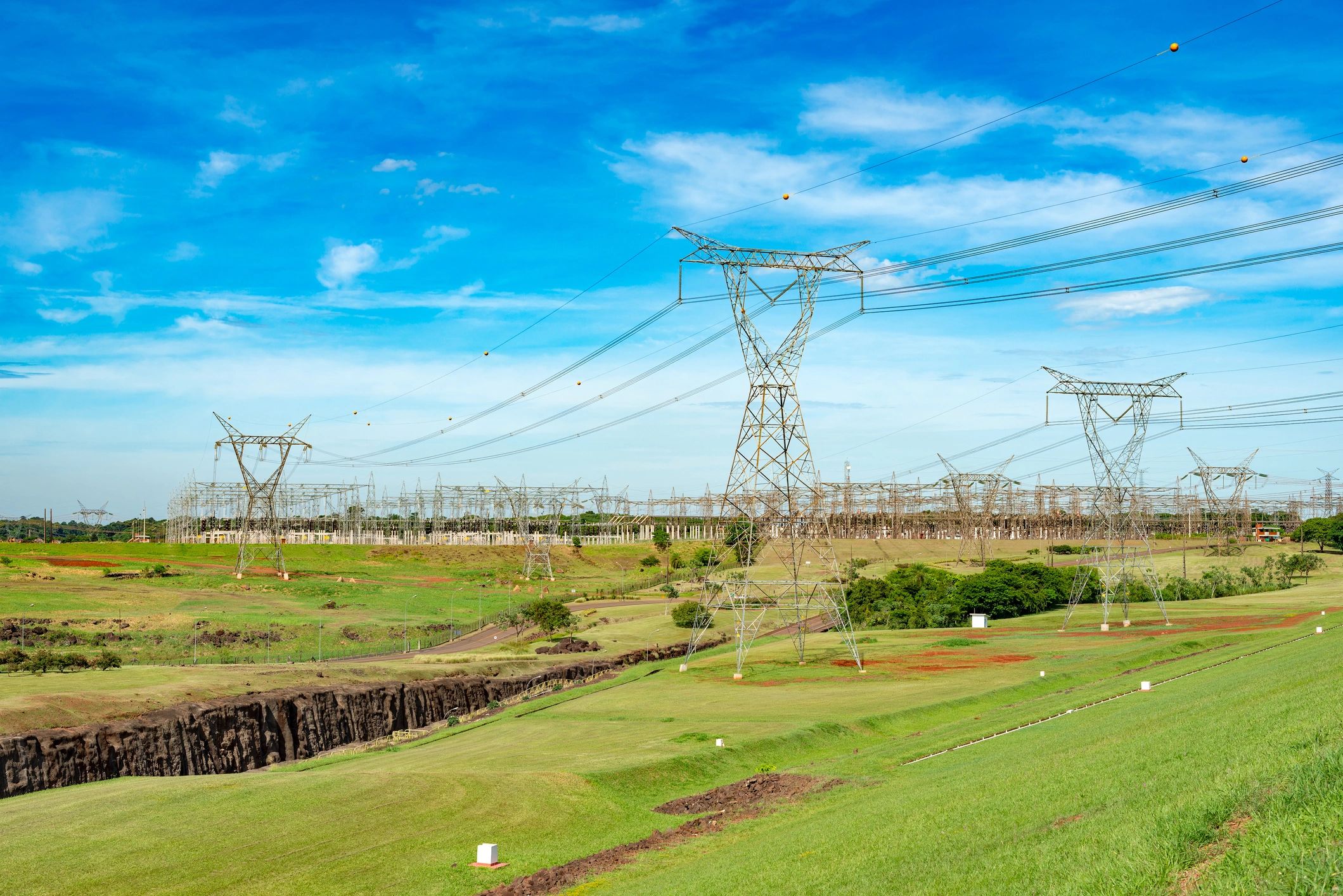 Infraestructura eléctrica de alta tensión