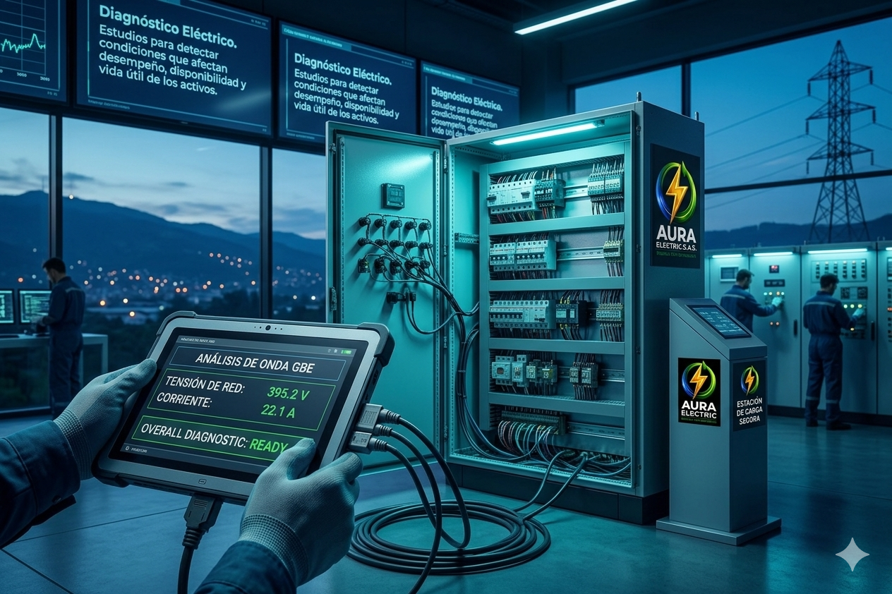 Infraestructura de carga para vehículos eléctricos en Colombia